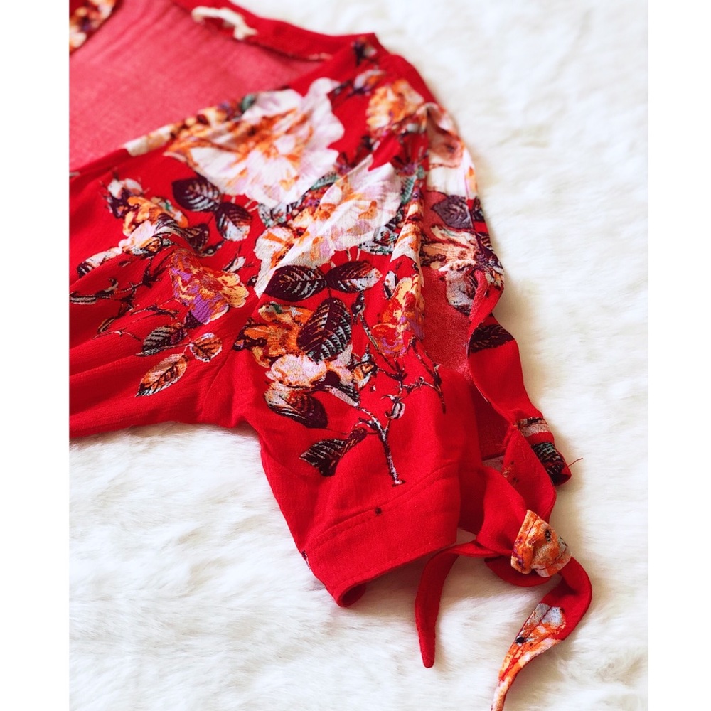 Floral Wrap Dress - Picture 6 of 8